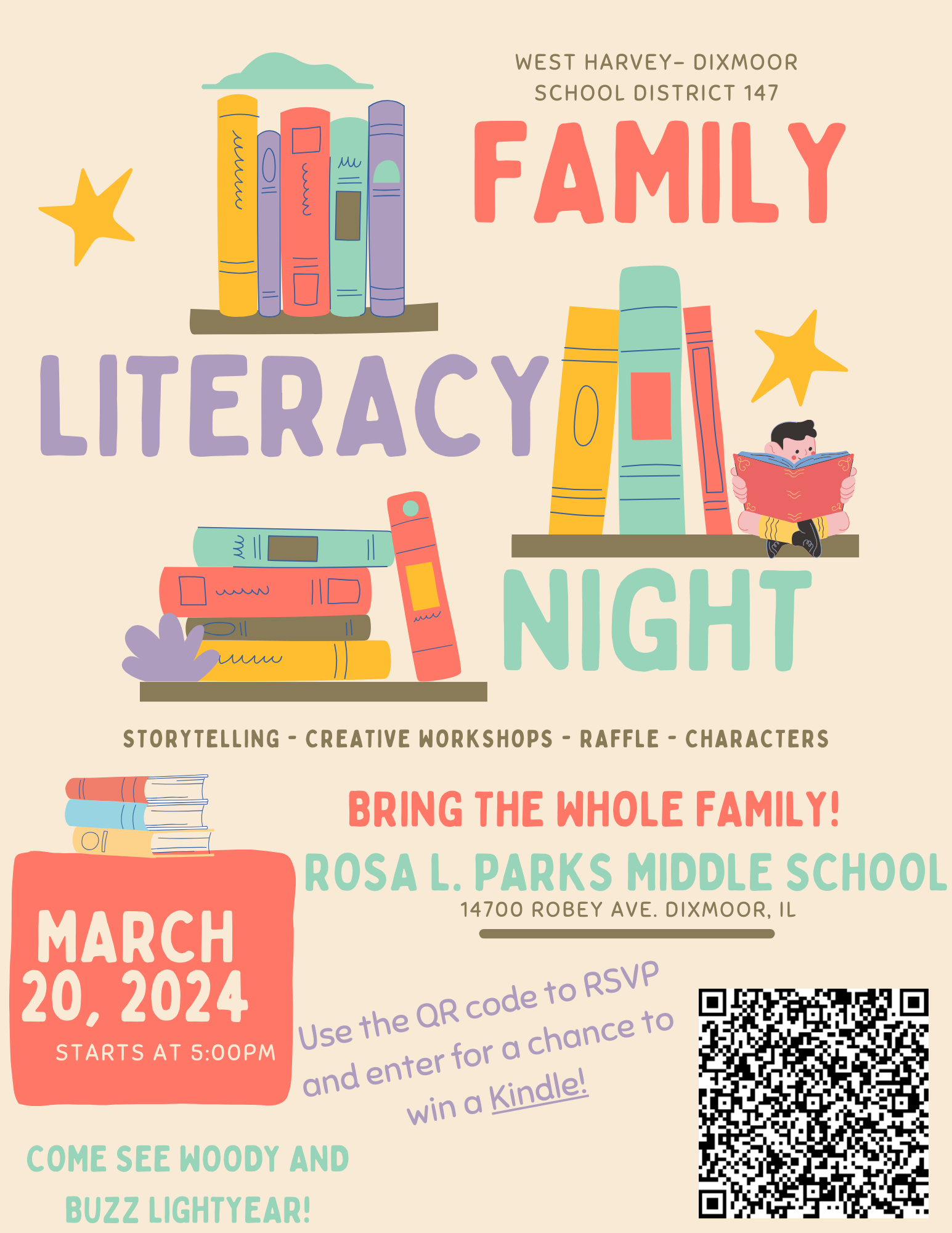 Family Literacy Night Flyer